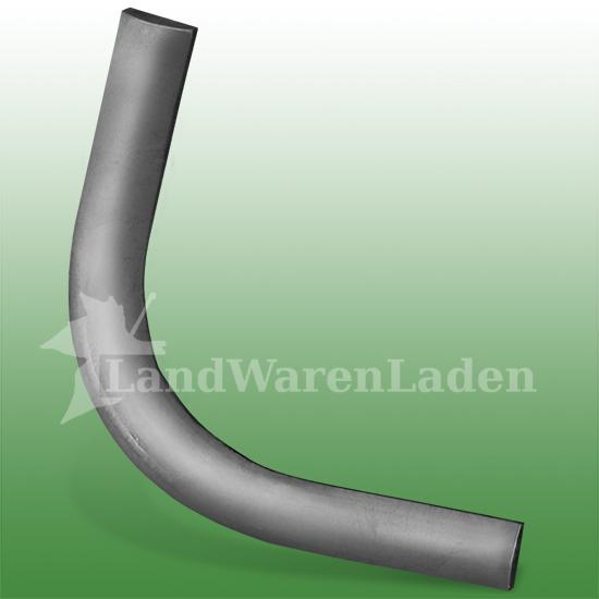 Handlauf-Bogen, 90Â°-Winkel - Profil halbrund 40 x 8 mm